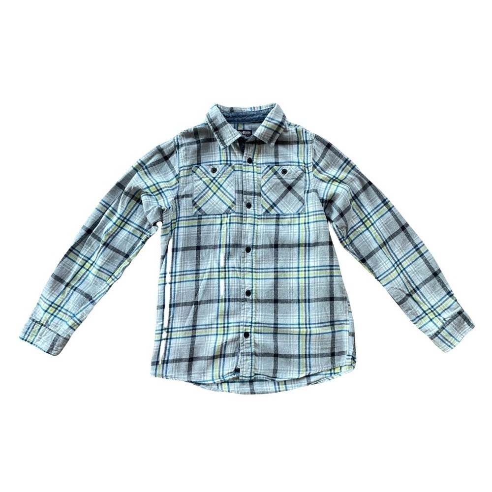 Oshkosh Bgosh Cotton Plaid Button Up Shirt